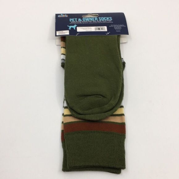 Pawsitively Fun Pet and Owner Socks Best Buds Adult Sz 10-13 Pet Sz Small Breed - Picture 6 of 14